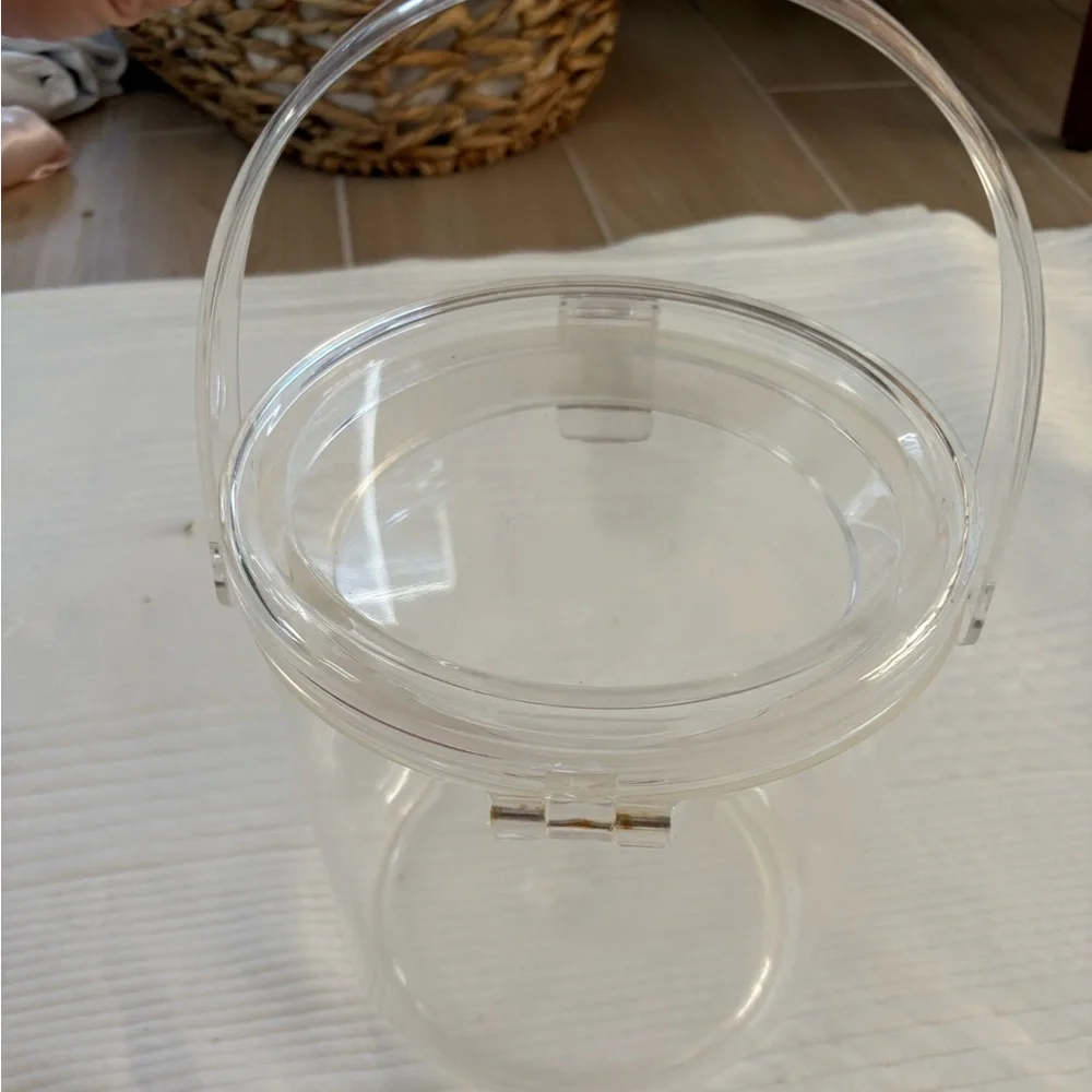 Vintage Lucite Ice Bucket